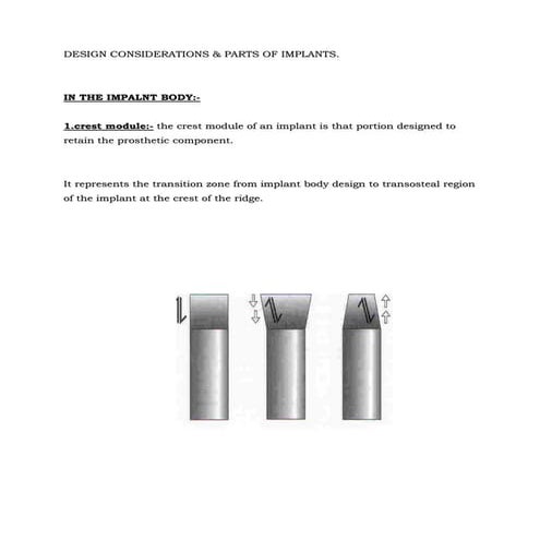 Implant parts/dental implant courses by Indian dental academy