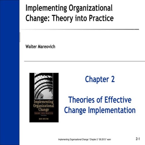 Implemen orga change ' ch. 2 ' 09.2013 ' wam