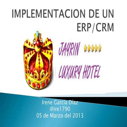 Implementacion de un erp