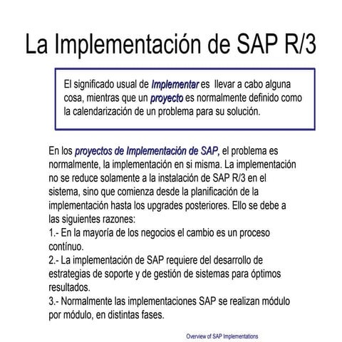 Implementacion sap y_asap