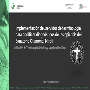 Implementación servicio terminología en el Sanatorio Otamendi