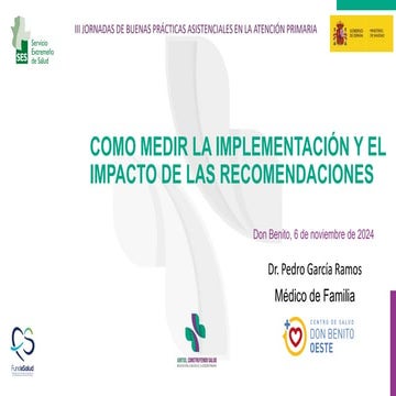 Cómo medir la implementación y el impacto de las recomendaciones_Pedro García...