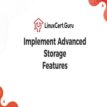 Implement Advanced Storage in RHEL - RHCSA (RH134).pdf