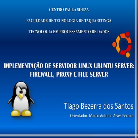 Implementação de Servidor Linux Ubuntu Server