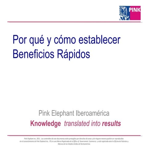 Implementar quick wins_v040811 | PPT