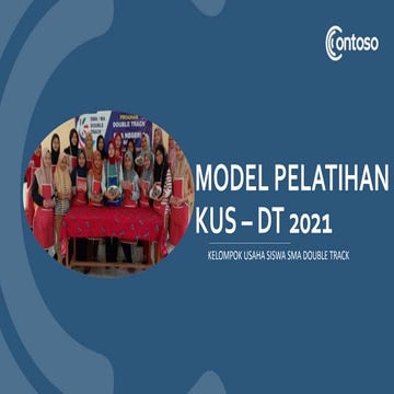 Model Pelatihan Kelompok Usaha Siswa