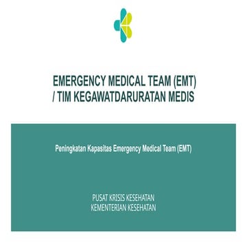 Implementasi Tim Cadangan Kesehatan - Emergency Medical Team .pptx..pptx