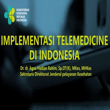 Implementasi Telemedicine di Indonesia
