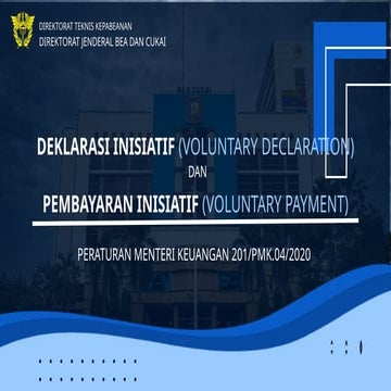 Implementasi Voluntary Declaration dan Voluntary Payment | PPTX