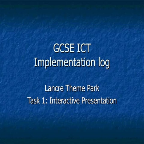 Implementation Advice: Task 1