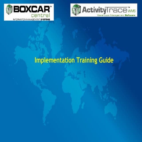 Implementation Training Guide