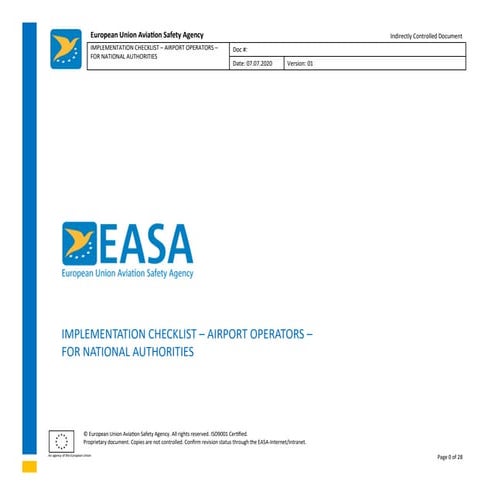 Implementation Checklist - Airport Operators - AHSP Current.pdf