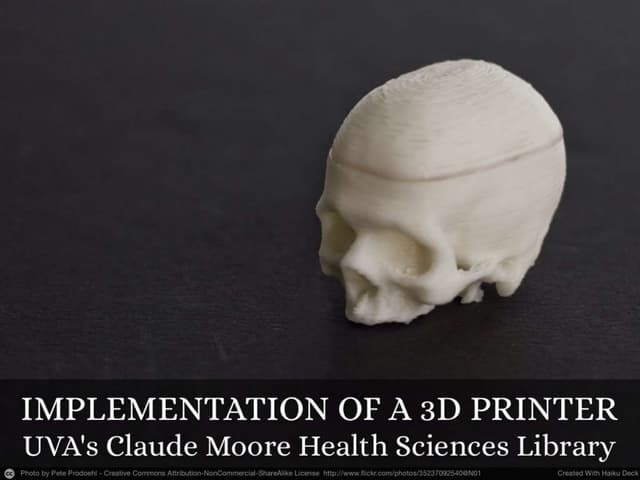 Implementation of a 3d printer 12 D...