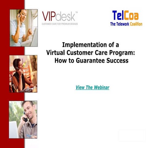Implementation of a Virtual Customer Care Program: How to Guarantee Success 0...