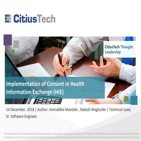 Implementation of Consent in Health Information Exchange (HIE)