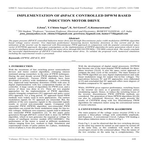 Implementation of d space controlled dpwm based
