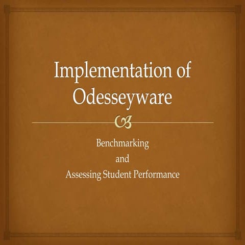 Implementation of odesseyware