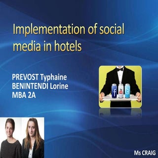 Implementation of social media in h...