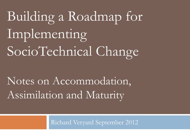 Implementation Roadmap