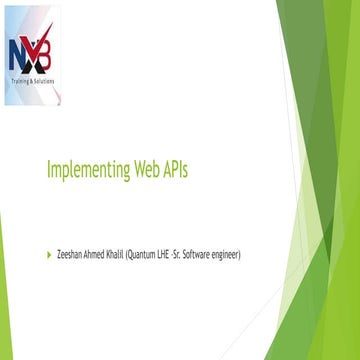 Implementation web api | PPTX