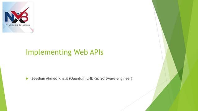 Implementation web api