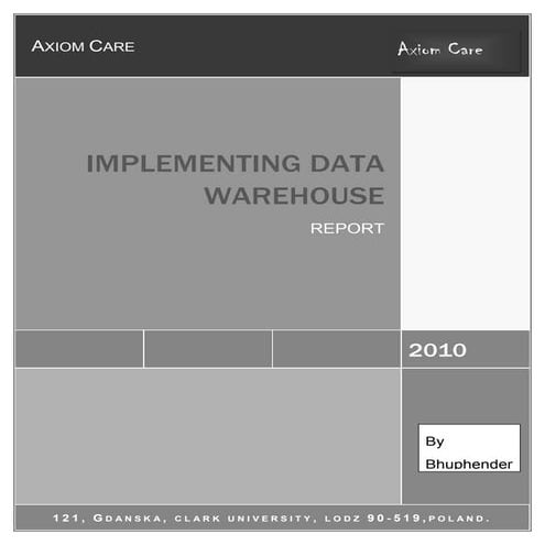 Implement Data Ware House