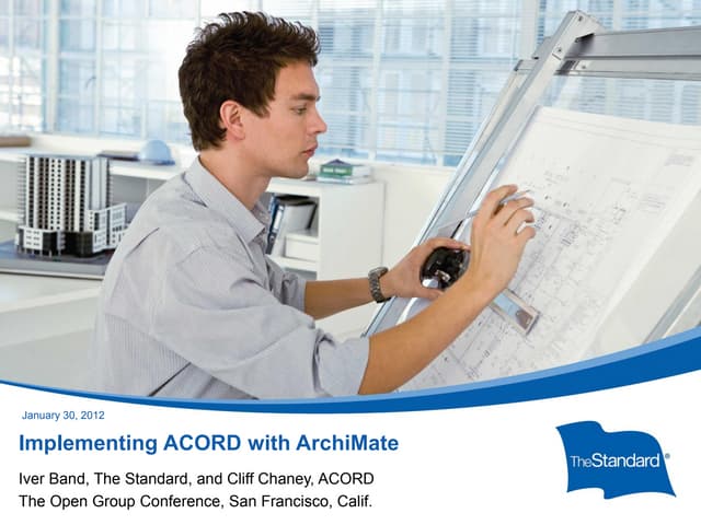 Implementing ACORD with ArchiMate