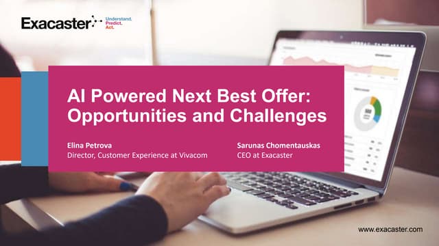 Implementing AI powered NBO programs exacaster vivacom