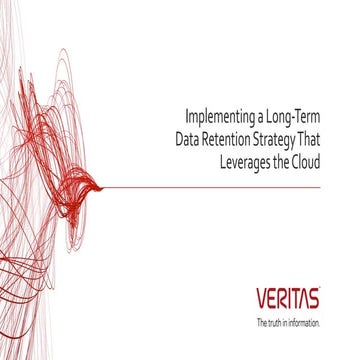 Implementing a long term data retention strategy that leverages the cloud