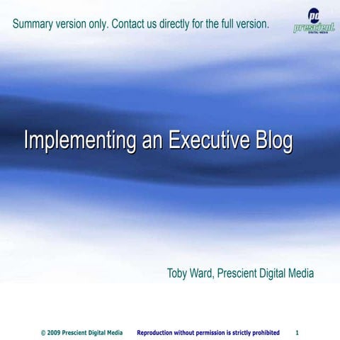 Participatory Media: Overview | PPT