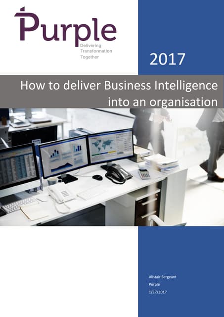 Implementing business intelligence