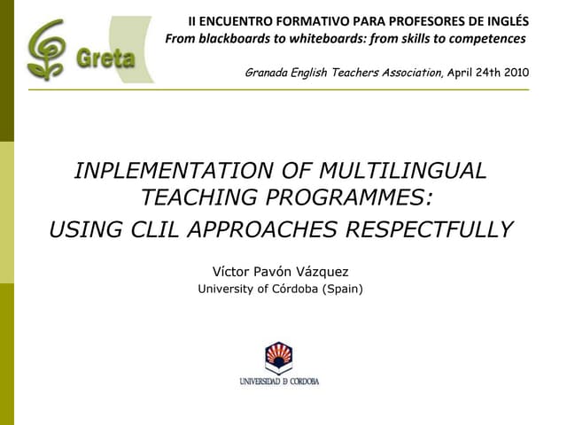 CLIL - Content and Language Integrated Learning | PPT