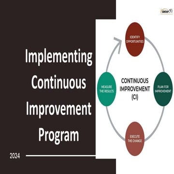 Implementing a Continuous Improvement Program: Key Strategies for ...