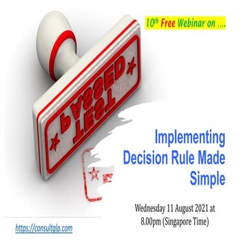 Implementing decision rule made simple