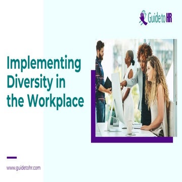 Implementing Diversity in the Workplaces