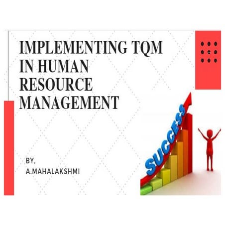 Implementing TQM in HRM