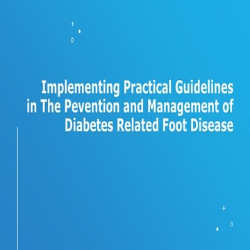 Diabetic foot ulcer / surgical wounds | PPTX
