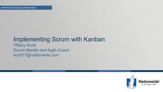 Implementing Scrum with Kanban