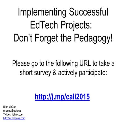 Implementing successful ed tech projects don't forget the pedagogy