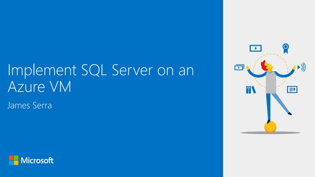Implement SQL Server on an Azure VM
