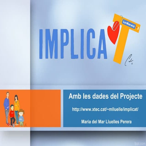 Implica't amb les dades del projecte