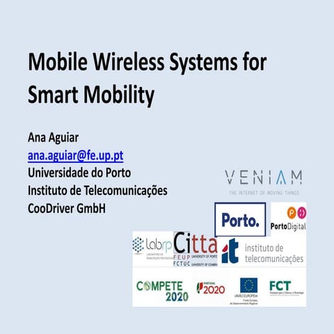 Requirements and Challenges of Smart Mobility for IoT