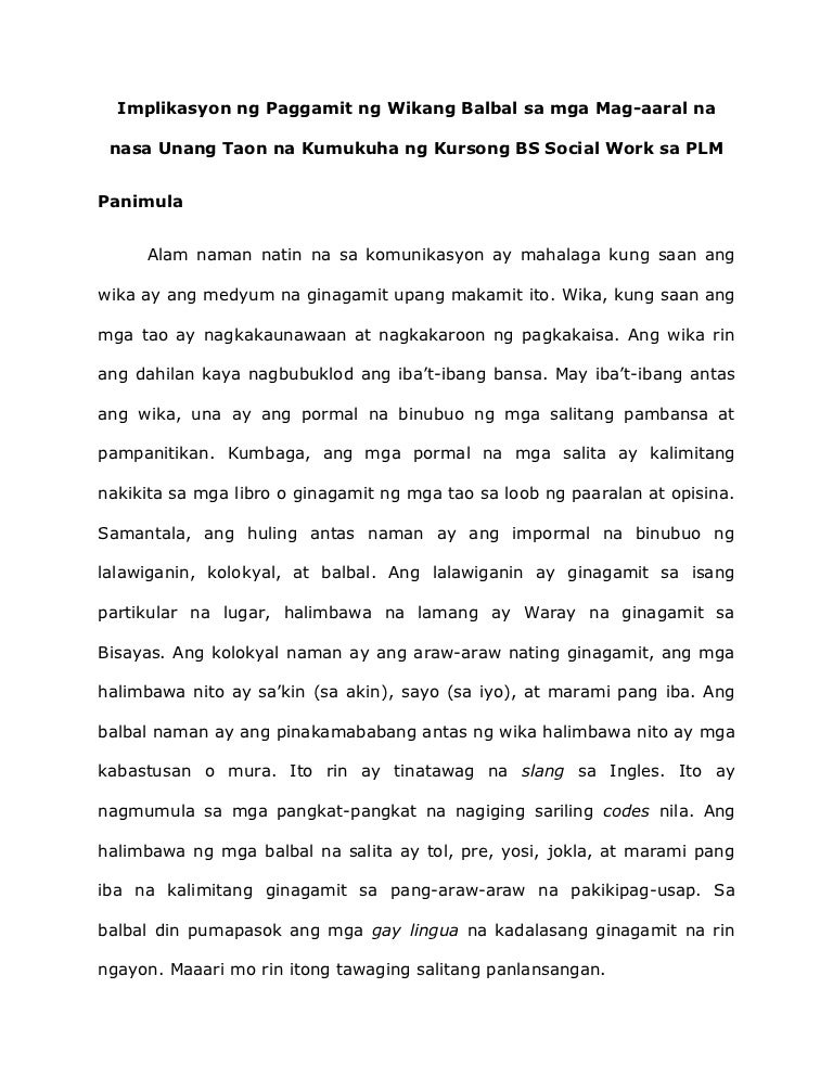 Halimbawa ng research paper sa filipino pdf picture