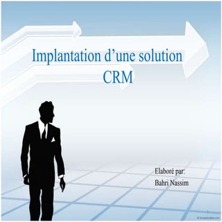 Implémentation d&rsquo;une solution...