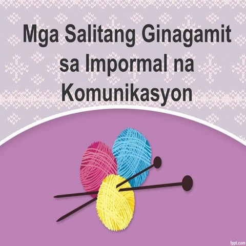 Impormal na komunikasyon