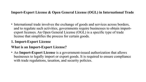 U.S. Export Regulations - International Trade Administration