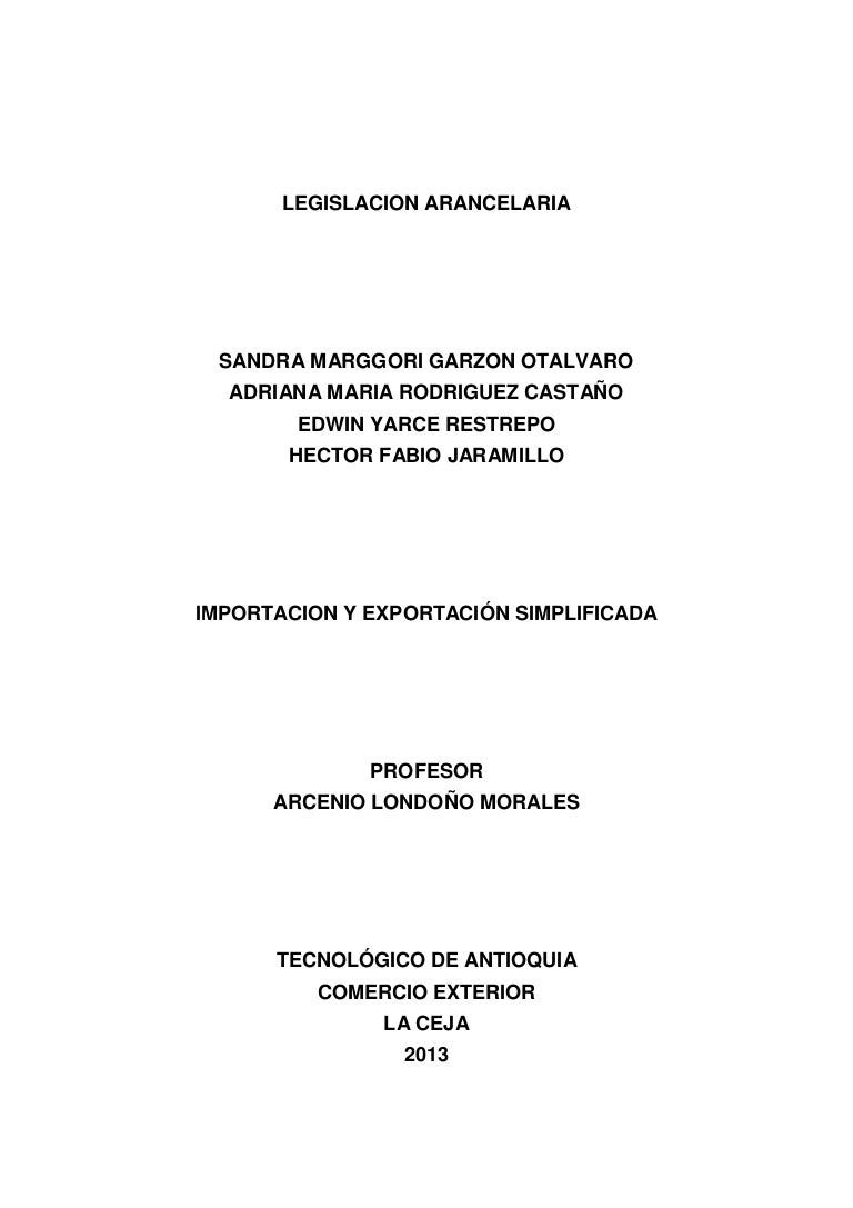 Importaciones y exportaciones simplificadas