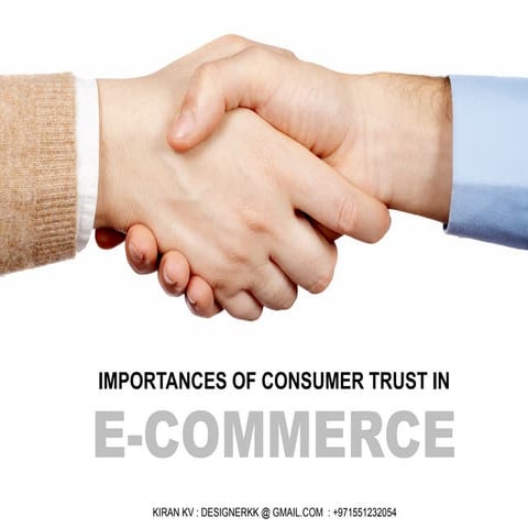 Importance of Consumer trust - Ecommerce | PDF