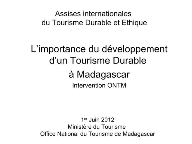 Importance du développement d'un to...