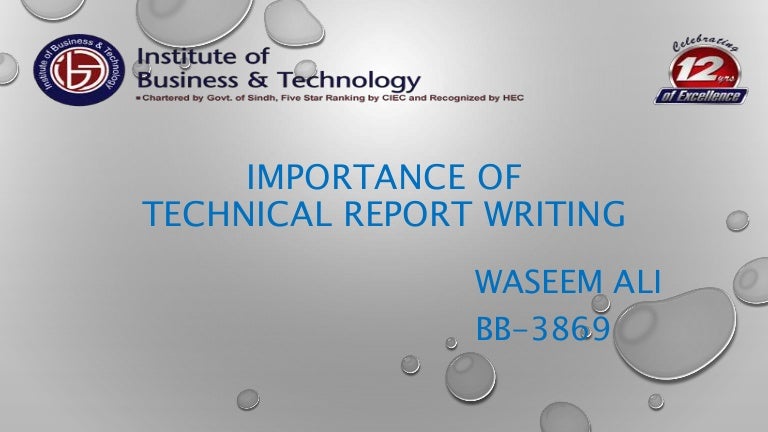 What is the importance of technical writing?